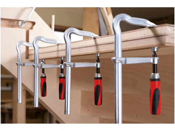 Bessey spaustuvas OMEGA GM16Z-2K su dviejų komponentų plastikine rankena, maks. spaudimo ilgis 160 mm 5 Bessey spaustuvas OMEGA GM16Z-2K su dviejų komponentų plastikine rankena, maks. spaudimo ilgis 160 mm 5