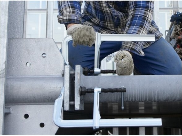 Spaustuvas su aukšta suspaudimo jėga Bessey SG50M, maks. spaudimo ilgis 500 mm 5 Spaustuvas su aukšta suspaudimo jėga Bessey SG50M, maks. spaudimo ilgis 500 mm 5