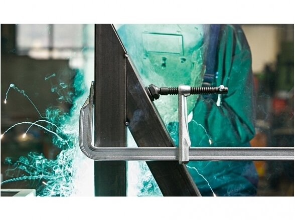 Spaustuvas su aukšta suspaudimo jėga Bessey SG80M, maks. spaudimo ilgis 800 mm 6 Spaustuvas su aukšta suspaudimo jėga Bessey SG80M, maks. spaudimo ilgis 800 mm 6