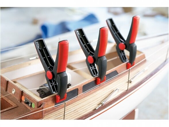 Приспособление с пружинным зажимом Bessey Clippix XC1-SET, набор из 7 шт., длина зажима 20 мм 2 Приспособление с пружинным зажимом Bessey Clippix XC1-SET, набор из 7 шт., длина зажима 20 мм 2