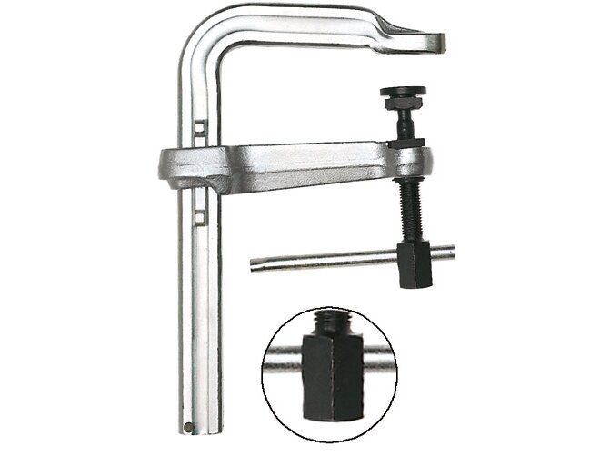 Spaustuvas su aukšta suspaudimo jėga Bessey STBS30, labai sunkus, maks. spaudimo ilgis 300 mm 1 Spaustuvas su aukšta suspaudimo jėga Bessey STBS30, labai sunkus, maks. spaudimo ilgis 300 mm 1