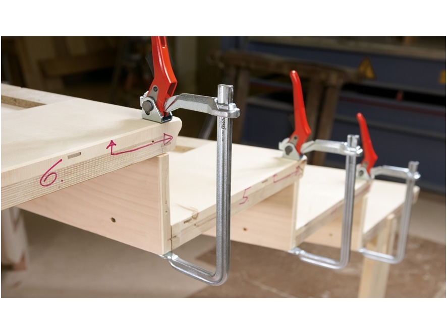 Spaustuvas su svirtimi Bessey ClassiX GSH12, maks. spaudimo ilgis 120 mm 4 Spaustuvas su svirtimi Bessey ClassiX GSH12, maks. spaudimo ilgis 120 mm 4