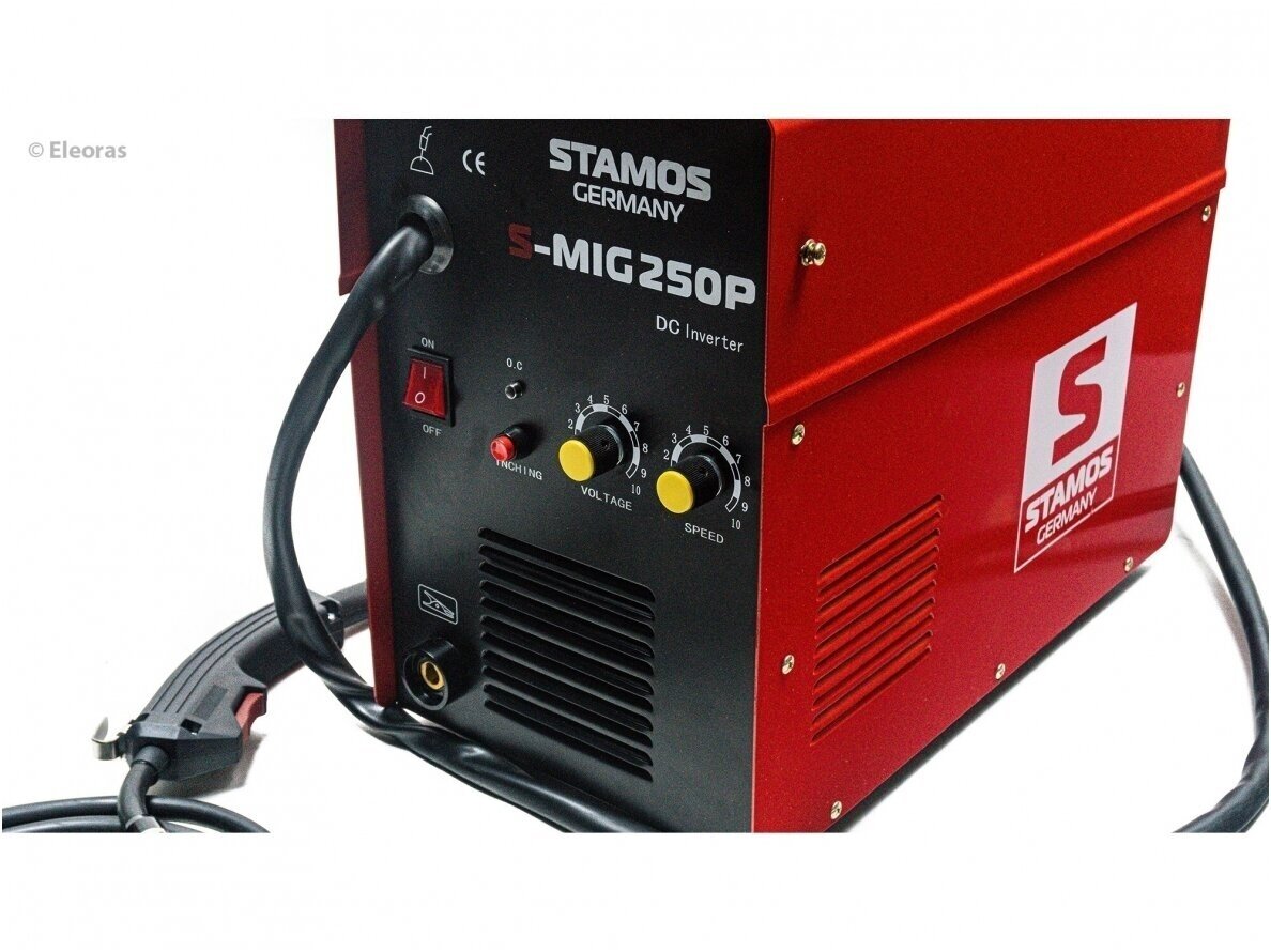 STAMOS komplektas - S-MIG 250P Suvirinimo pusautomatis, 250A, 230V 3 STAMOS komplektas - S-MIG 250P Suvirinimo pusautomatis, 250A, 230V 3
