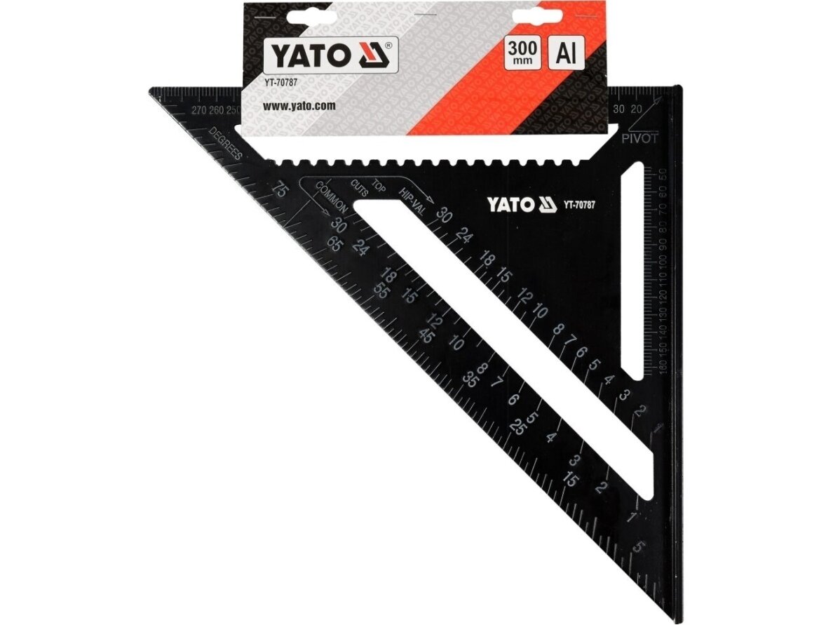 Staliaus aliuminis kampainis Yato, 300 mm 2