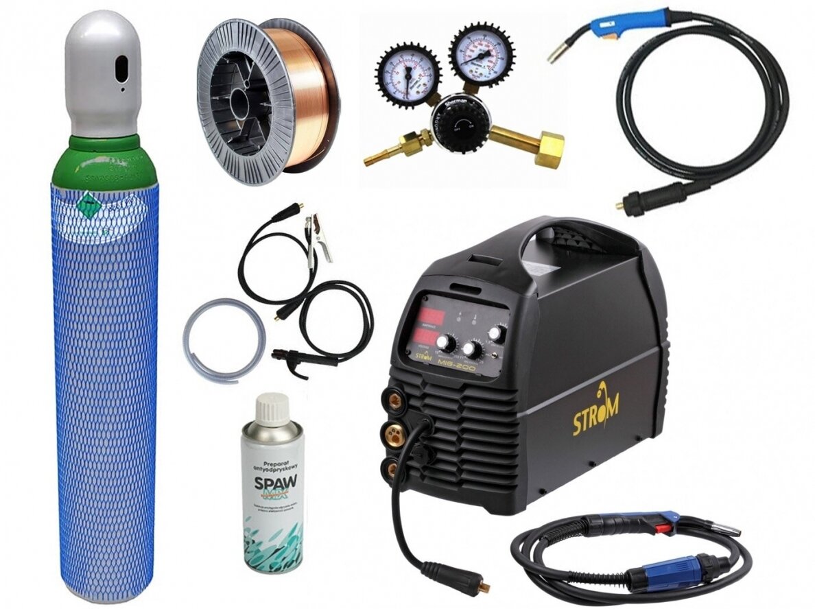 STROM set - 2in1 STMIG Inverter MIG welder 200A, 220V 2 STROM set - 2in1 STMIG Inverter MIG welder 200A, 220V 2