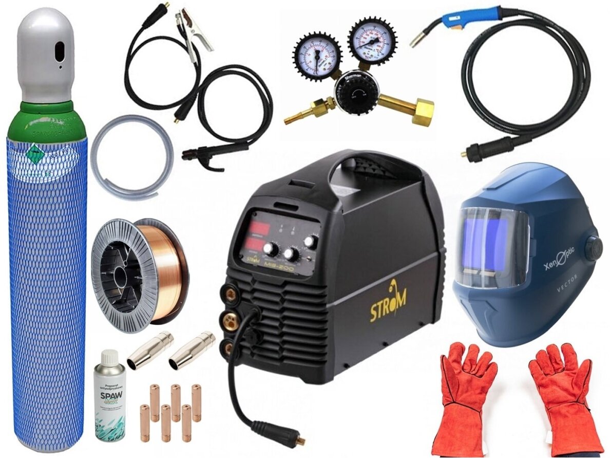 STROM set - 2in1 STMIG Inverter MIG welder 200A, 220V 3 STROM set - 2in1 STMIG Inverter MIG welder 200A, 220V 3