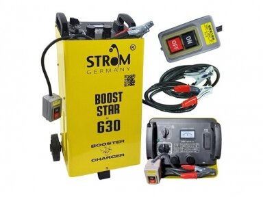 Зарядное устройство для аккумуляторов Strom BOOST STAR-630 с функцией запуска Зарядное устройство для аккумуляторов Strom BOOST STAR-630 с функцией запуска