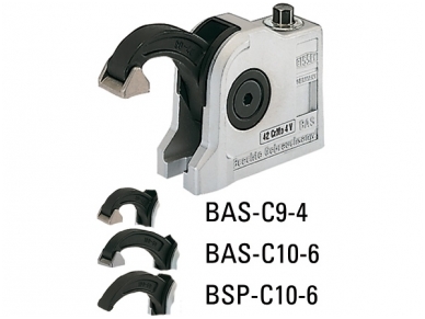 Bessey staklių spaustuvai BAS-C compact, perpjautinė tvirtinimo skylė