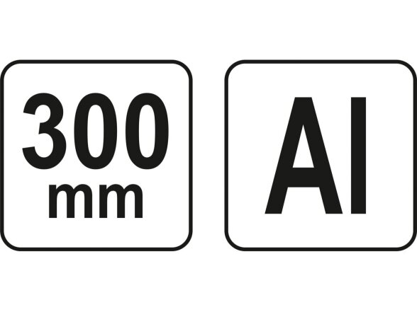 Staliaus aliuminis kampainis Yato, 300 mm 3 Staliaus aliuminis kampainis Yato, 300 mm 3