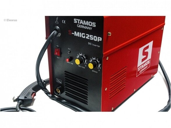 STAMOS komplektas - S-MIG 250P Suvirinimo pusautomatis, 250A, 230V 3 STAMOS komplektas - S-MIG 250P Suvirinimo pusautomatis, 250A, 230V 3