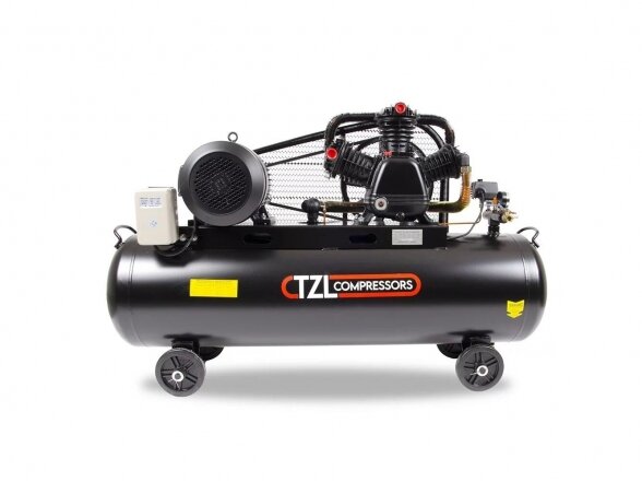 Stūmoklinis/diržinis kompresorius TZL-W1060/12.5, 200L, 12.5 bar, 380V Stūmoklinis/diržinis kompresorius TZL-W1060/12.5, 200L, 12.5 bar, 380V