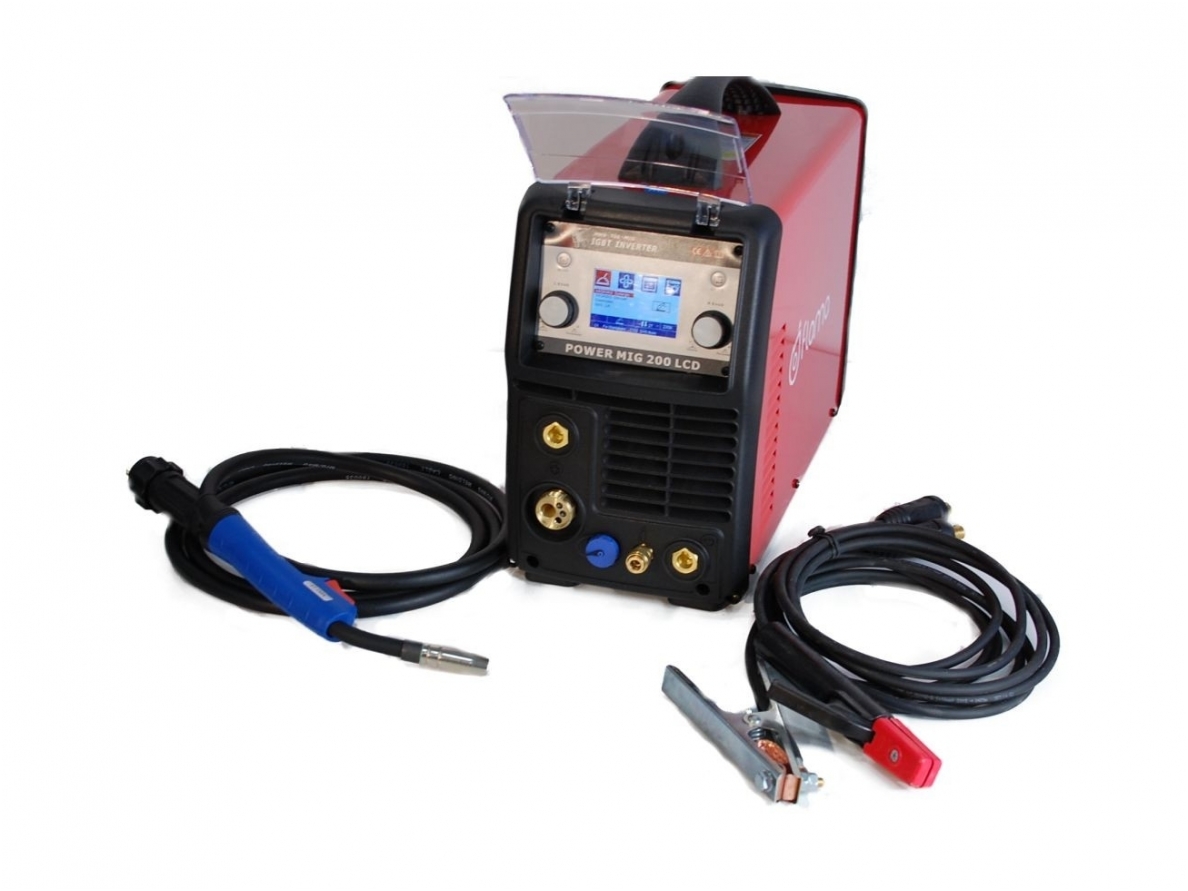 WTL MIG 200 LCD Synergic suvirinimo aparatas, 200A, 230V 1