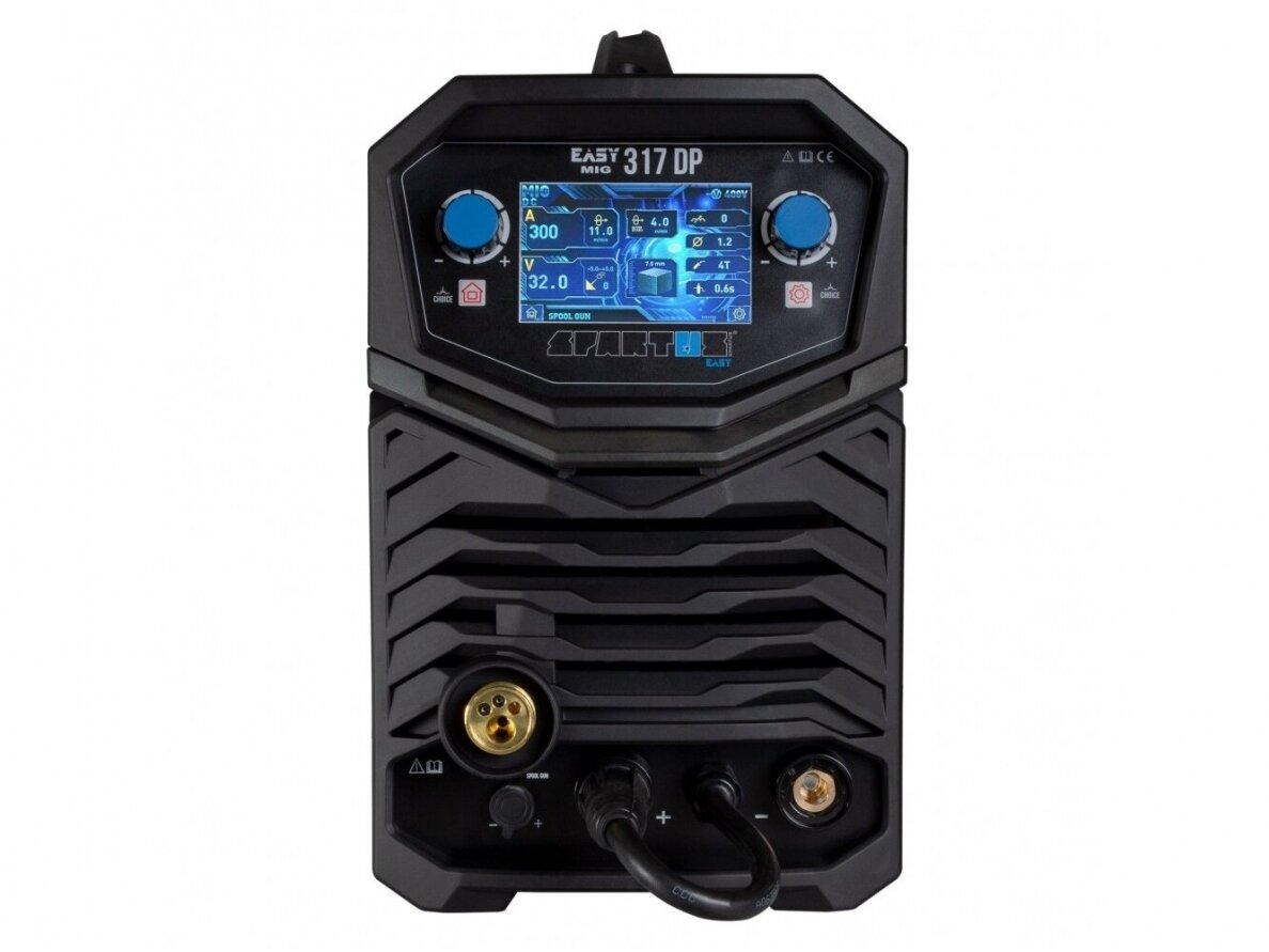 Spartus EasyMIG 317 DUAL PULSE semi-automatic welder, 300A, 400V 2