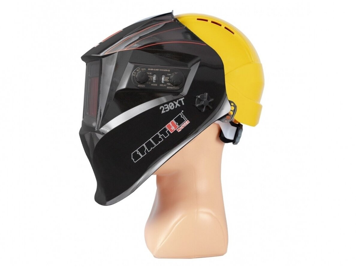 Welding shield SPARTUS® Master 230XT (true color filter) with helmet and adapter