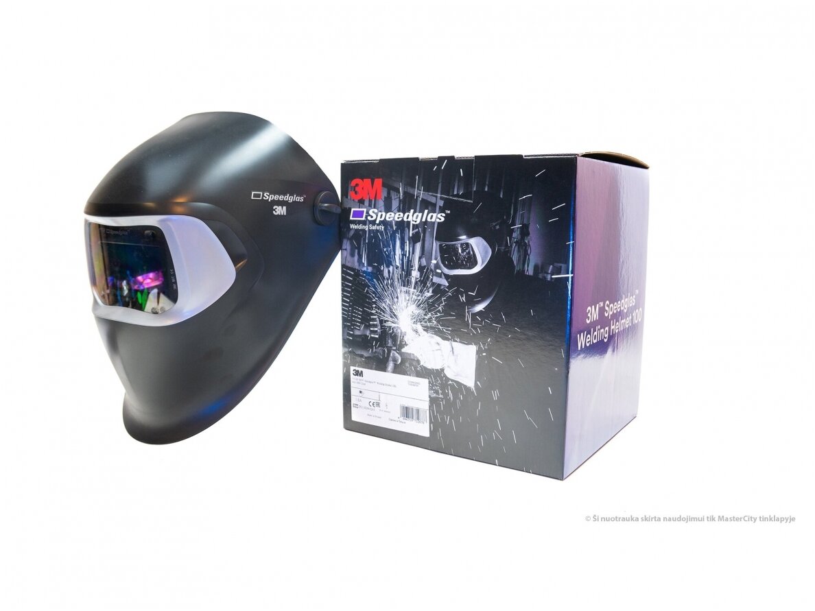 3M Speedglas 100 with 100-V filter Welding Helmet 4