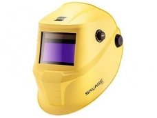 ESAB SAVAGE A40 automated welding helmet, yellow