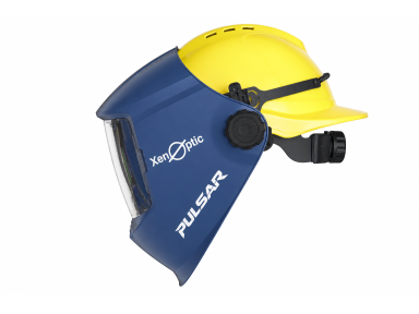 Сварочный щиток с True Color XENOPTIC PULSAR, комплектация Ironworker с адаптером для строительной каски Сварочный щиток с True Color XENOPTIC PULSAR, комплектация Ironworker с адаптером для строительной каски