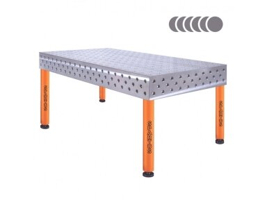 Сварочный стол Spartus HERMES 3D, 2000 x 1000 x 200 мм, 4 ноги Сварочный стол Spartus HERMES 3D, 2000 x 1000 x 200 мм, 4 ноги