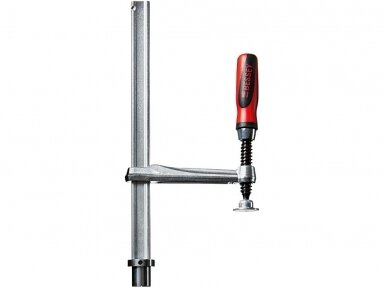 Зажим для сварочного стола Bessey TW16-20-10-2K, диаметр крепления 16 мм, с деревянной ручкой Зажим для сварочного стола Bessey TW16-20-10-2K, диаметр крепления 16 мм, с деревянной ручкой