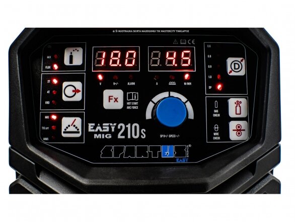 Сварочный аппарат SPARTUS® EasyMIG 210S, 200A, 230V 7