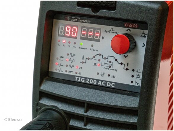 WTL TIG 200 AC/DC Pulse JOB Suvirinimo aparatas, 200A, 230V 1