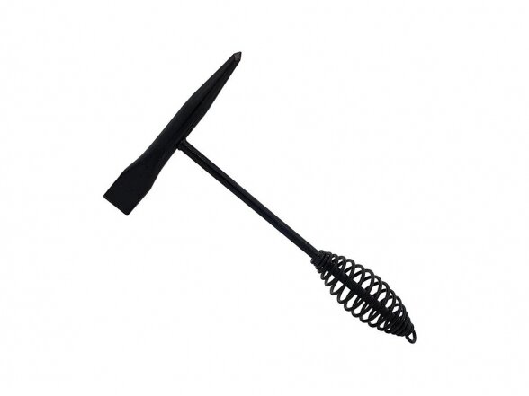 Welding hammer with spring handle Welding hammer with spring handle