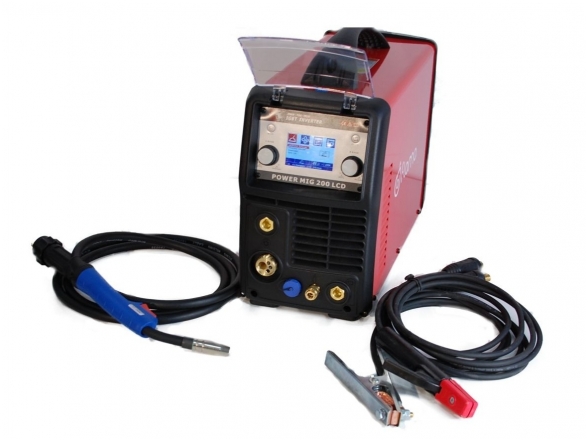 WTL POWER MIG200LCD suvirinimo pusautomatis, 200A, 230V WTL POWER MIG200LCD suvirinimo pusautomatis, 200A, 230V