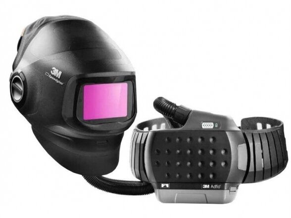 Suvirinimo skydelis 3M Speedglas G5-01 su G5-01VC filtru ir ADFLO sistema Suvirinimo skydelis 3M Speedglas G5-01 su G5-01VC filtru ir ADFLO sistema
