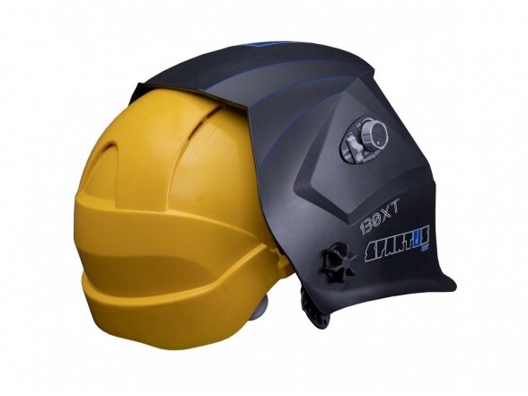 Suvirinimo skydelis SPARTUS Easy 130XT (true color filtras) su šalmu ir adapteriu 1 Suvirinimo skydelis SPARTUS Easy 130XT (true color filtras) su šalmu ir adapteriu 1