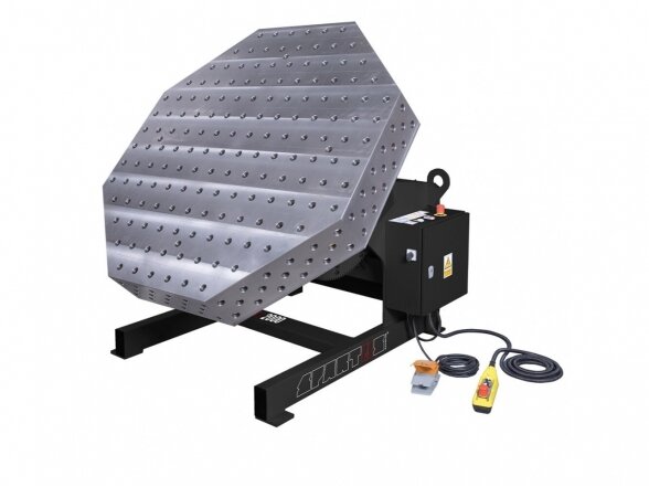 Suvirinimo stalas Spartus FERROS RP2000 3D, Ø28, 1400 x 1400 x 200 mm, aštuonkampis, su pasukamu pozicionieriumi, apkrova 2000 kg Suvirinimo stalas Spartus FERROS RP2000 3D, Ø28, 1400 x 1400 x 200 mm, aštuonkampis, su pasukamu pozicionieriumi, apkrova 2000 kg