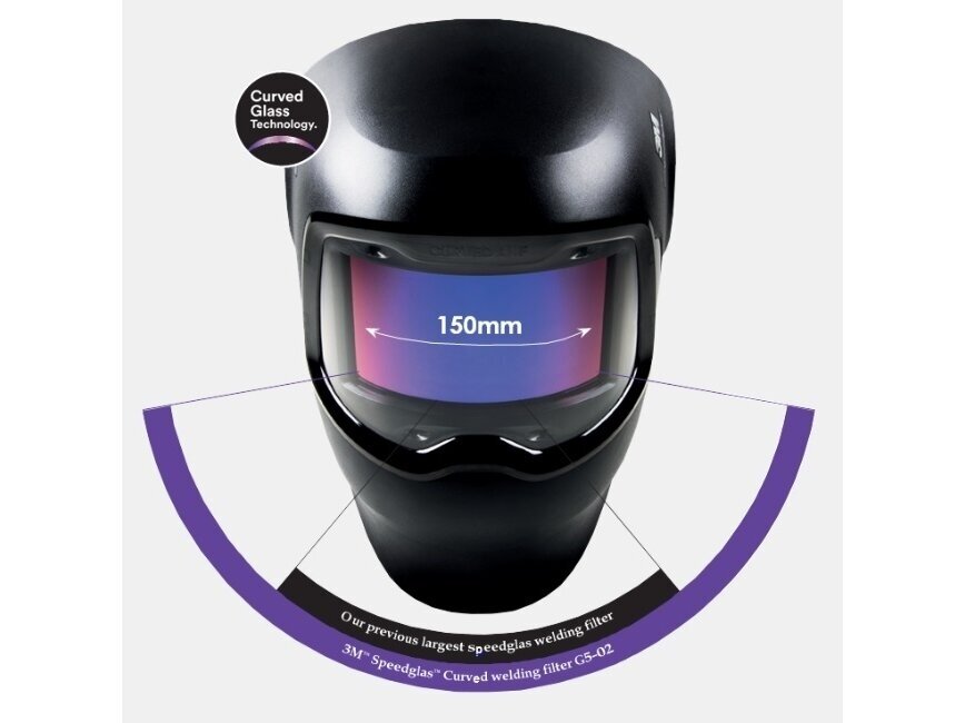 Маска сварщика 3M Speedglas G5-02 с выпуклым фильтром 6 Маска сварщика 3M Speedglas G5-02 с выпуклым фильтром 6