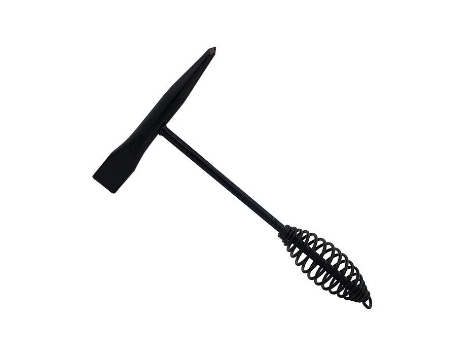 Welding hammer with spring handle Welding hammer with spring handle