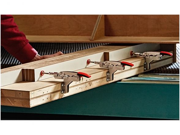 Сверхлинийный зажим с выдвижной опорой и наклонной базой Bessey STC-IHA 1 Сверхлинийный зажим с выдвижной опорой и наклонной базой Bessey STC-IHA 1