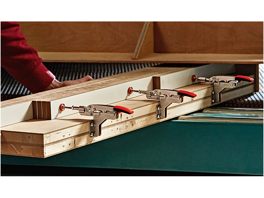 Сверхлинийный зажим с выдвижной опорой и наклонной базой Bessey STC-IHA 1 Сверхлинийный зажим с выдвижной опорой и наклонной базой Bessey STC-IHA 1