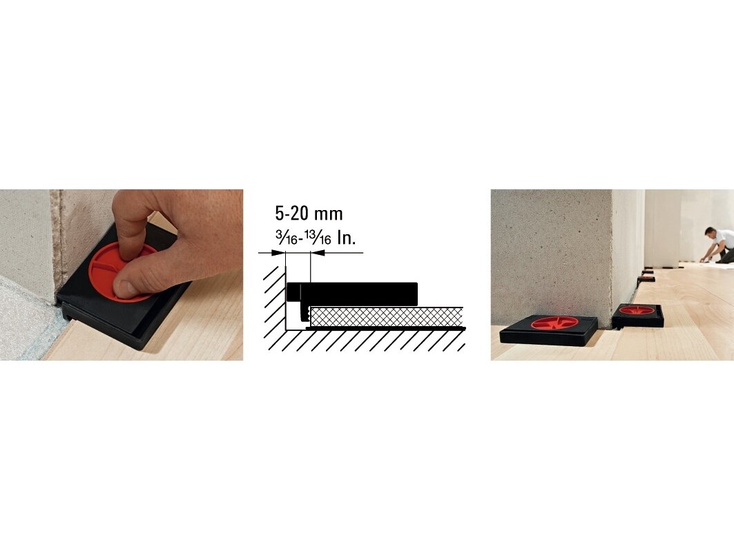 BESSEY AV2 Parketlentėms ir laminatui tarpikliai (4 vnt. pakuotėje) 2