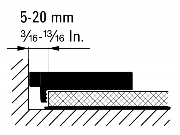 BESSEY AV2 Parketlentėms ir laminatui tarpikliai (4 vnt. pakuotėje) 3