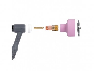 TIG Ceramic Kit Spartus CupSystem 17/18/26 with collet #24, electrodes 2.4 TIG Ceramic Kit Spartus CupSystem 17/18/26 with collet #24, electrodes 2.4