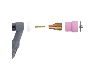 TIG Ceramic Kit Spartus CupSystem 9/20 with Lens #12, Electrodes 2.4 TIG Ceramic Kit Spartus CupSystem 9/20 with Lens #12, Electrodes 2.4