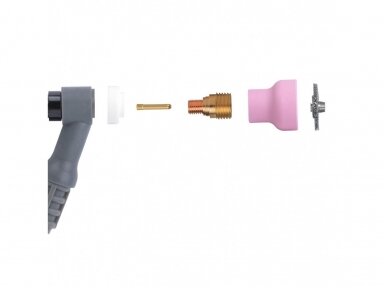 TIG Ceramic Kit Spartus CupSystem 9/20 with cup #16, electrodes 2.4 TIG Ceramic Kit Spartus CupSystem 9/20 with cup #16, electrodes 2.4