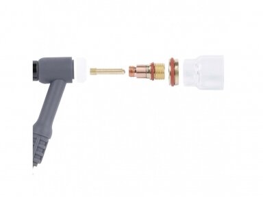 TIG Quartz Glass Nozzle Kit Spartus Quartzsystem 17/18/26, electrodes 2.4mm TIG Quartz Glass Nozzle Kit Spartus Quartzsystem 17/18/26, electrodes 2.4mm