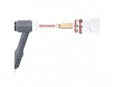 TIG Quartz Glass Nozzle Kit Spartus Quartzsystem 17/18/26, for 2.4mm electrodes TIG Quartz Glass Nozzle Kit Spartus Quartzsystem 17/18/26, for 2.4mm electrodes