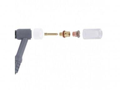 TIG Quartz Glass Nozzle Set Spartus Quartzsystem 17/18/26, for 2.4mm electrodes TIG Quartz Glass Nozzle Set Spartus Quartzsystem 17/18/26, for 2.4mm electrodes