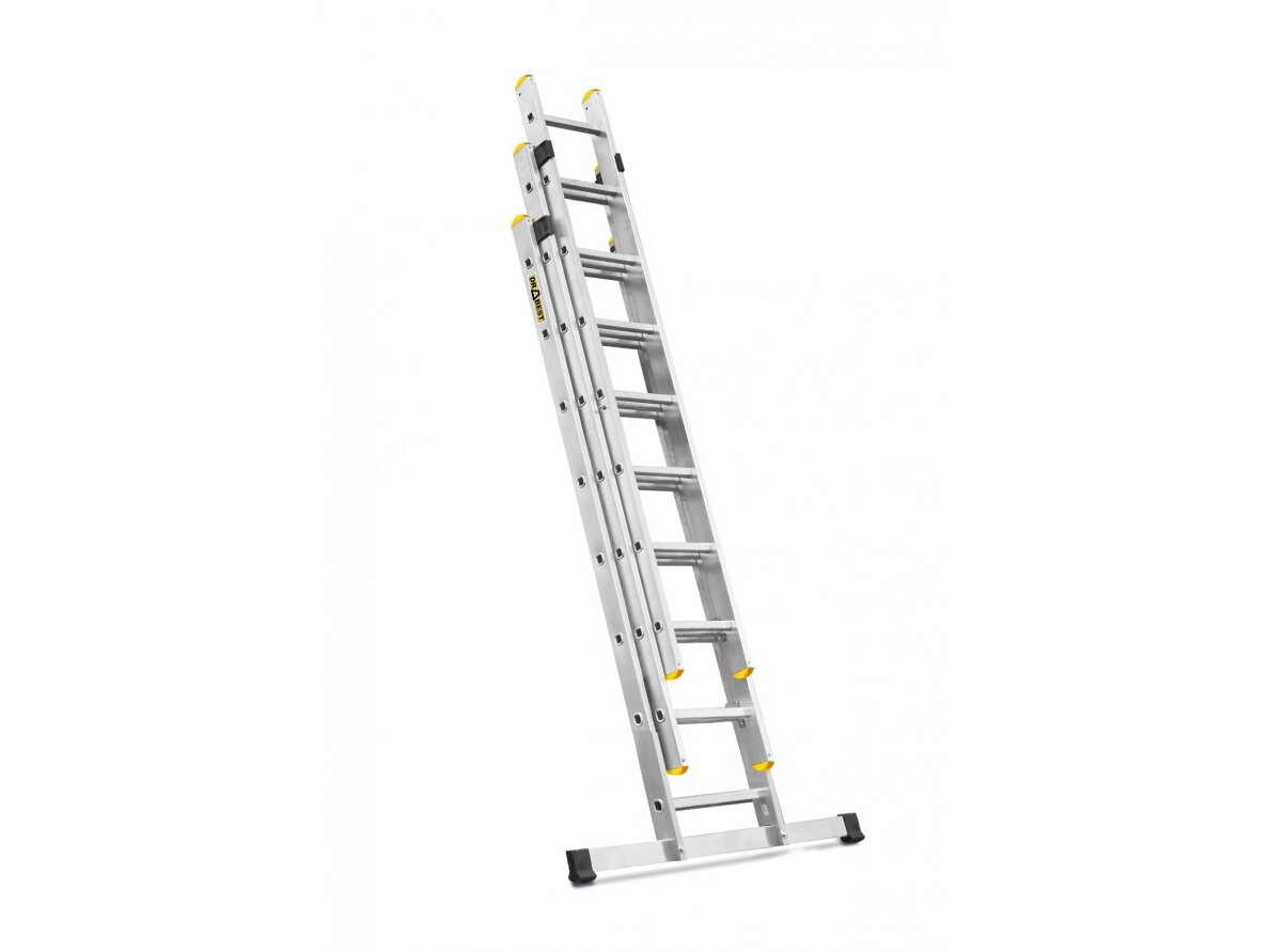 DRABEST 'PRO' 3-Section Multifunction Ladders 3x8 3