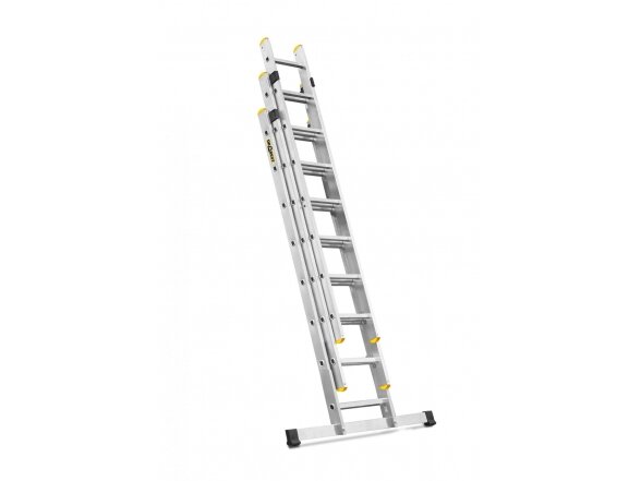DRABEST 'PRO' 3-Section Multifunction Ladders 3x8 3