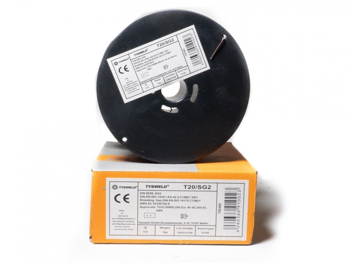 Sherman SG2 Welding Wire 0.8mm 1kg MIG 180FL for Semi-automatic