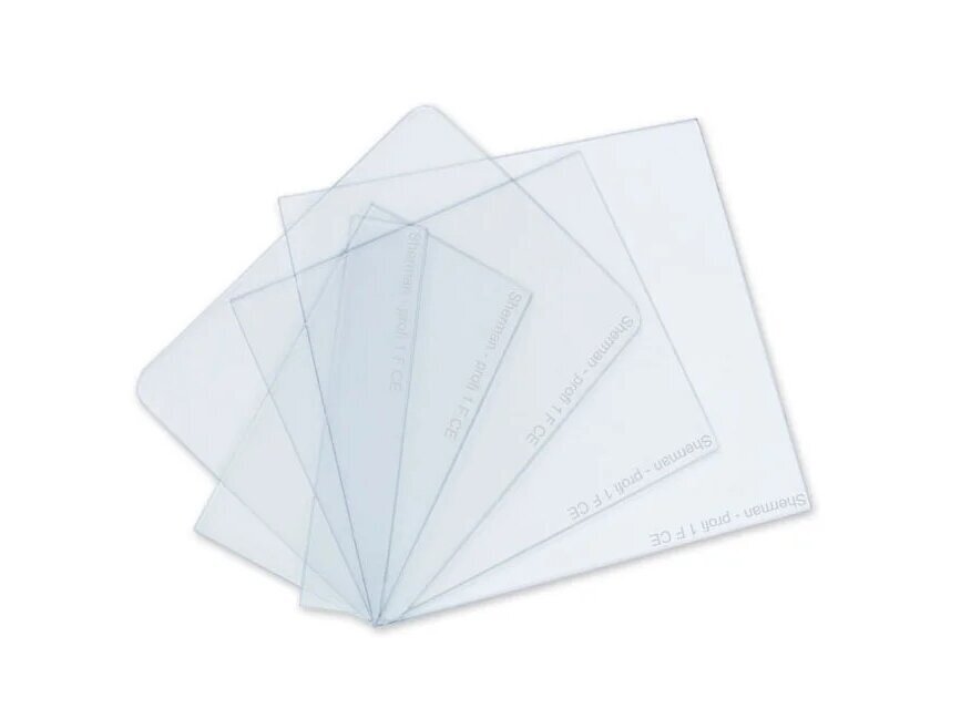 Inner glass for Sherman V3b, V2a shields Inner glass for Sherman V3b, V2a shields
