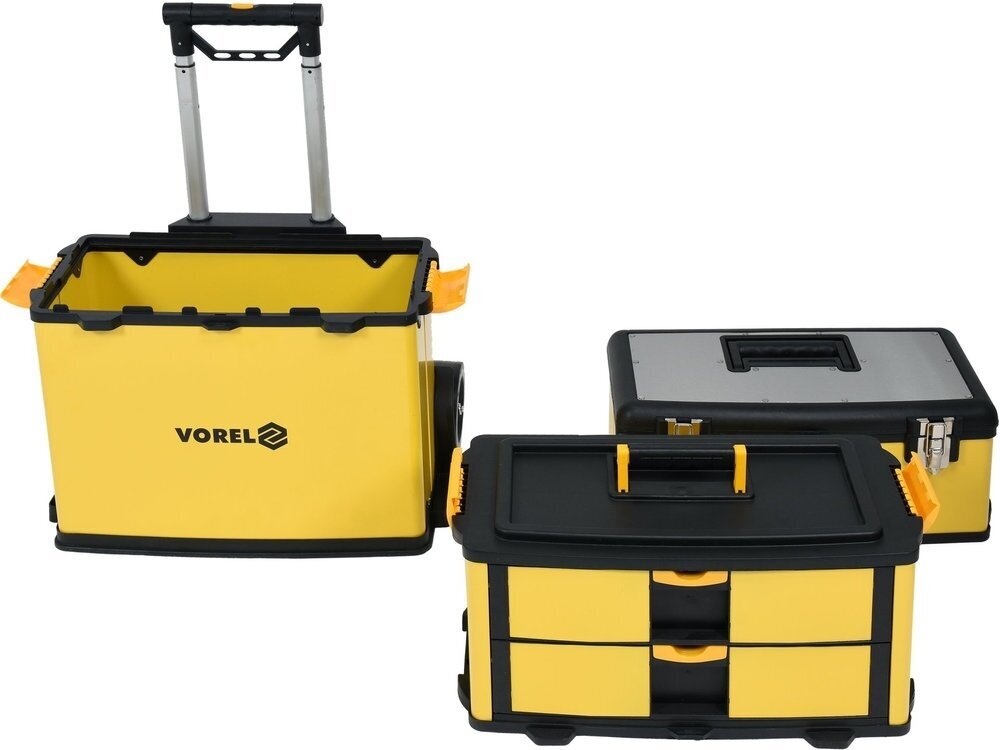 Vorel tool trolley, 3-section 6 Vorel tool trolley, 3-section 6