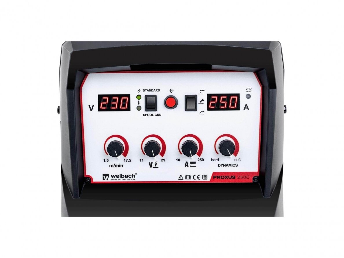 Welbach PROXUS 250C suvirinimo pusautomatis, 230V, 250 A 3 Welbach PROXUS 250C suvirinimo pusautomatis, 230V, 250 A 3