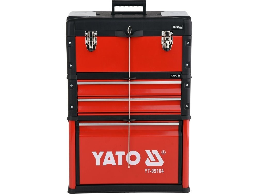 Yato 3-piece tool trolley with tools, 78 pieces 1 Yato 3-piece tool trolley with tools, 78 pieces 1
