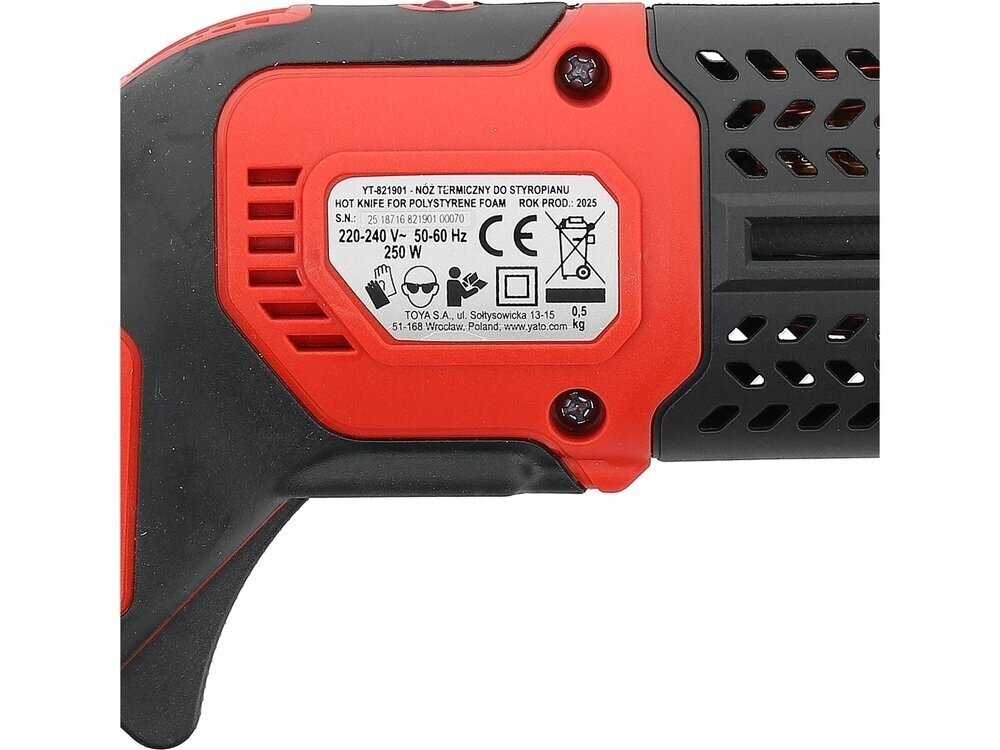 Yato terminis peilis polistirenui, 250 W, 150–200 mm 6